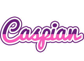 Caspian cheerful logo