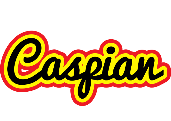 Caspian flaming logo