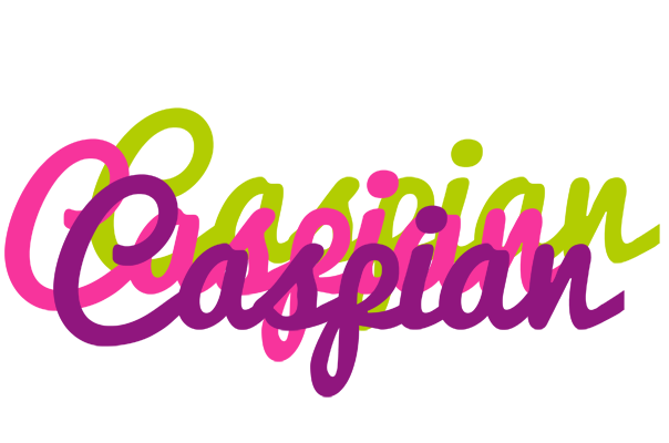 Caspian flowers logo