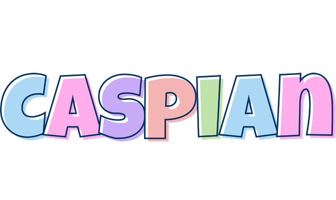 Caspian pastel logo