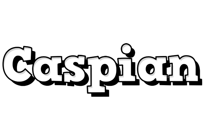 Caspian snowing logo