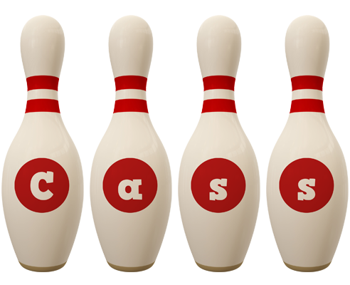Cass bowling-pin logo