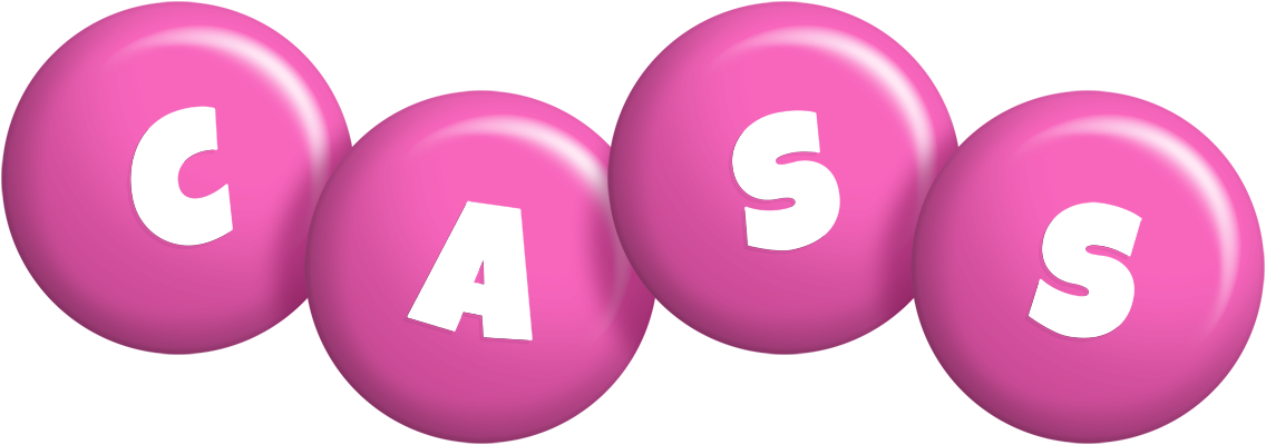 Cass candy-pink logo