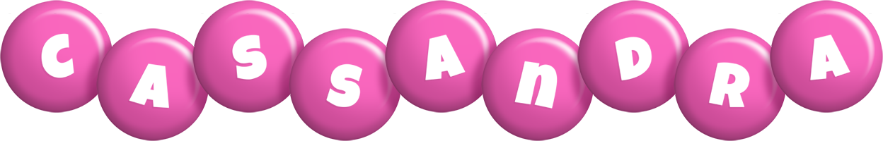 Cassandra candy-pink logo