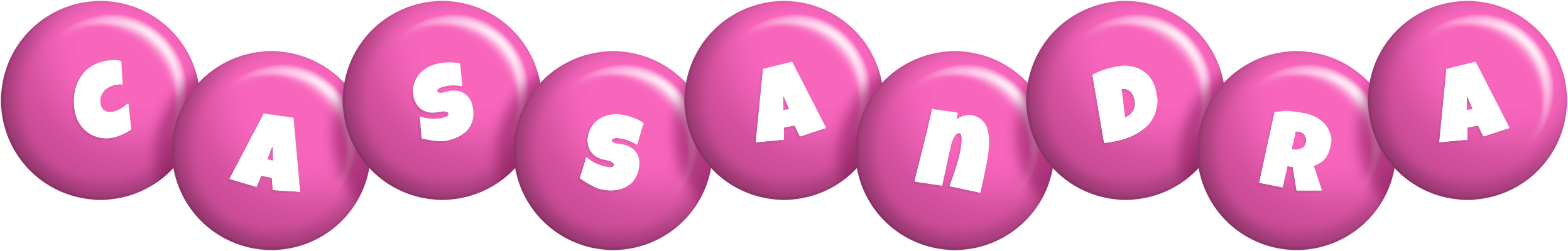 Cassandra candy-pink logo