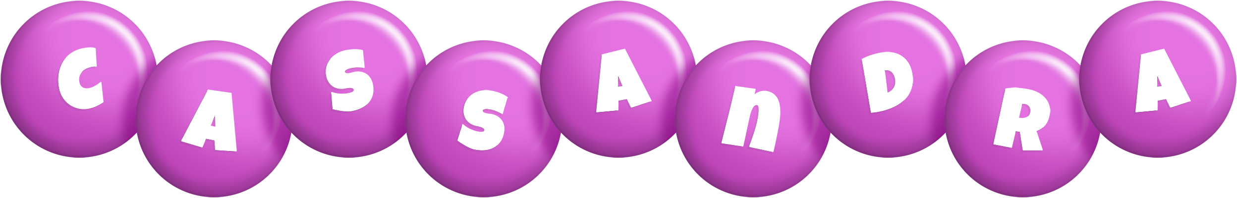 Cassandra candy-purple logo