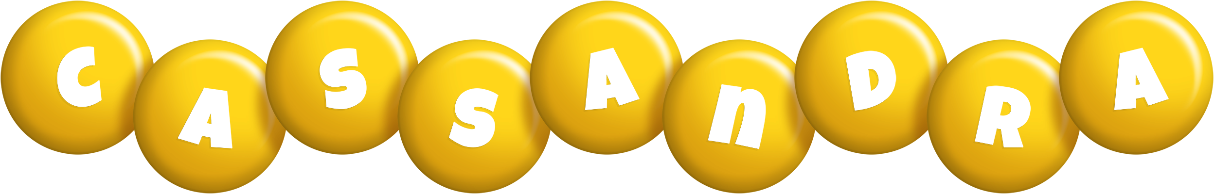 Cassandra candy-yellow logo