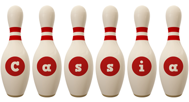 Cassia bowling-pin logo