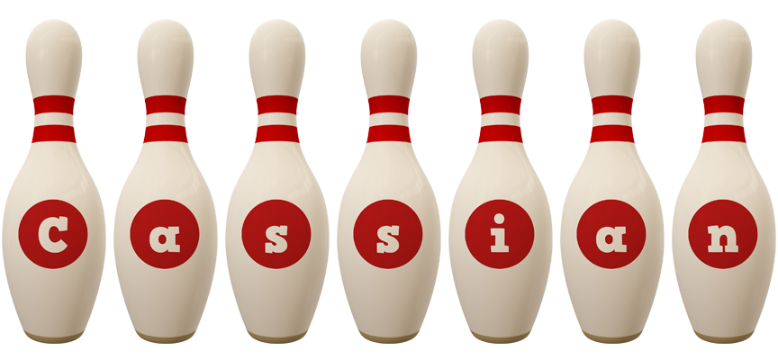 Cassian bowling-pin logo