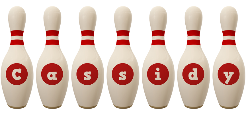 Cassidy bowling-pin logo