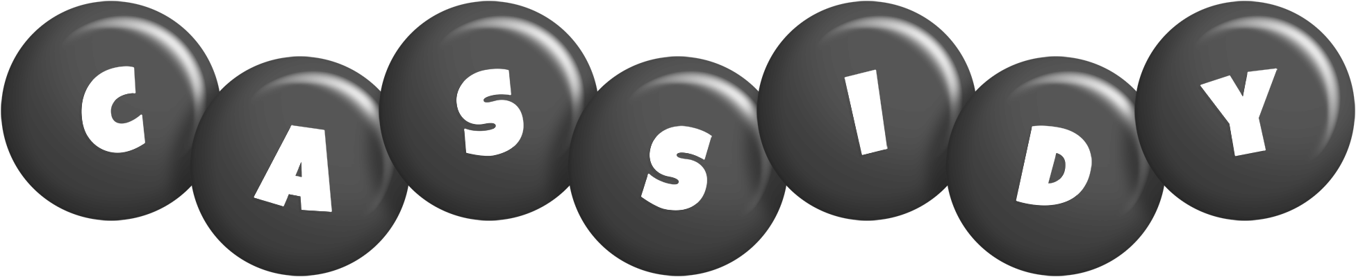 Cassidy candy-black logo