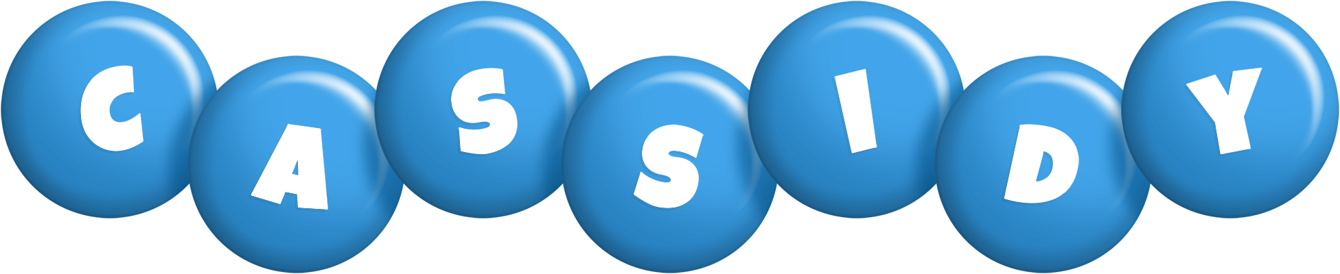 Cassidy candy-blue logo