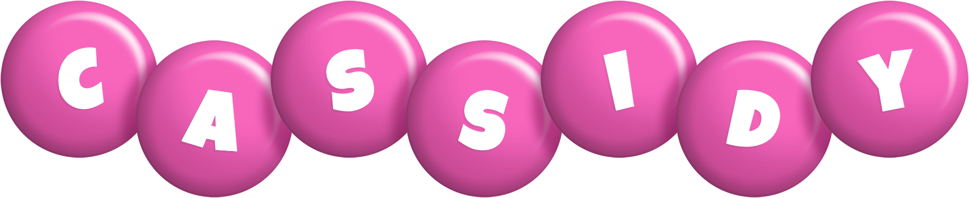 Cassidy candy-pink logo