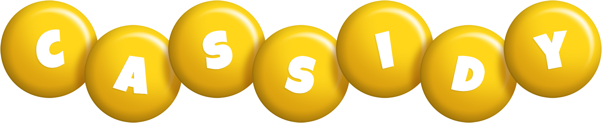 Cassidy candy-yellow logo