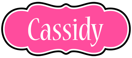 Cassidy invitation logo