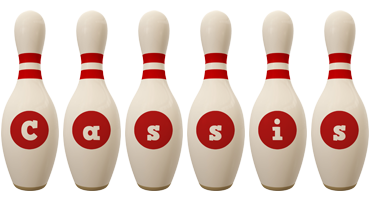 Cassis bowling-pin logo