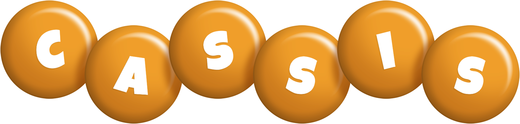Cassis candy-orange logo