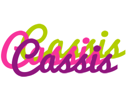 Cassis flowers logo