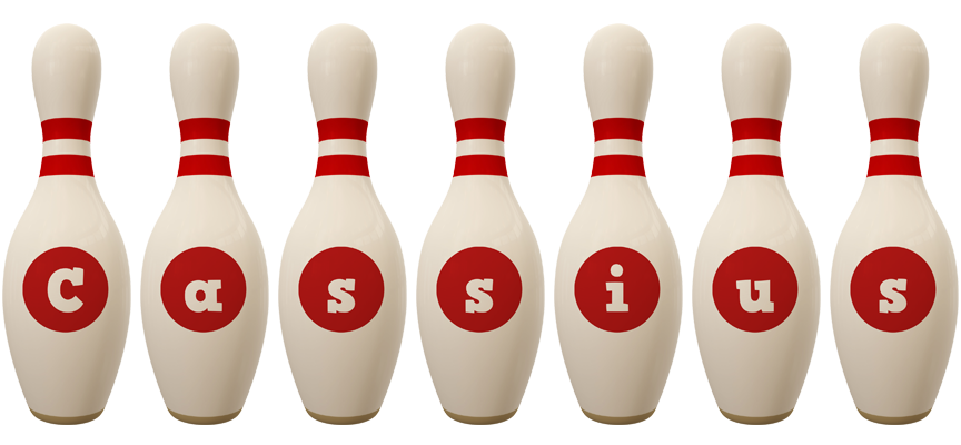 Cassius bowling-pin logo