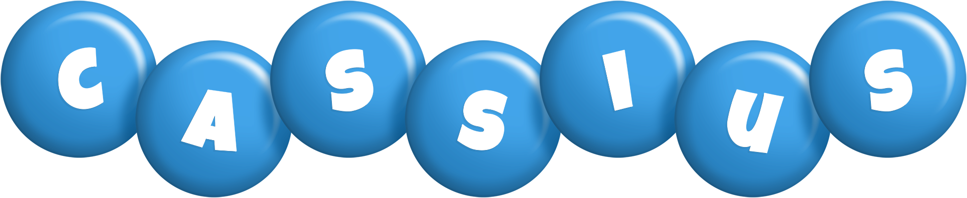 Cassius candy-blue logo