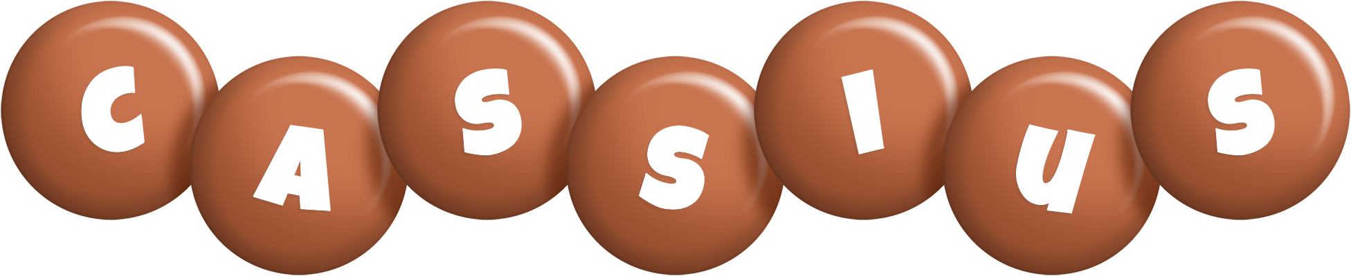 Cassius candy-brown logo