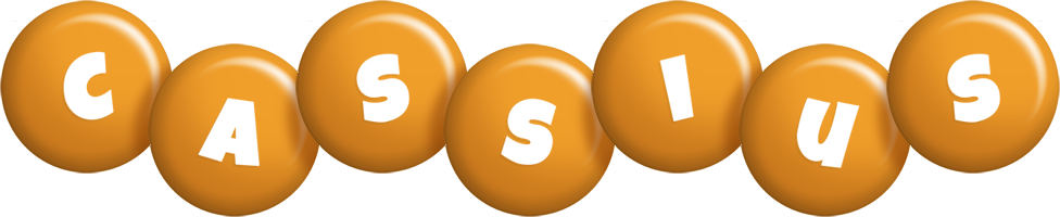 Cassius candy-orange logo