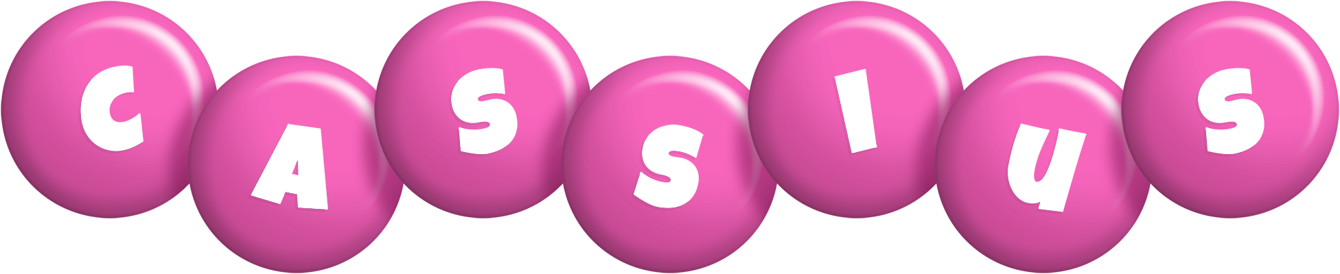 Cassius candy-pink logo
