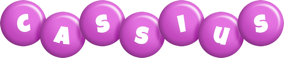 Cassius candy-purple logo