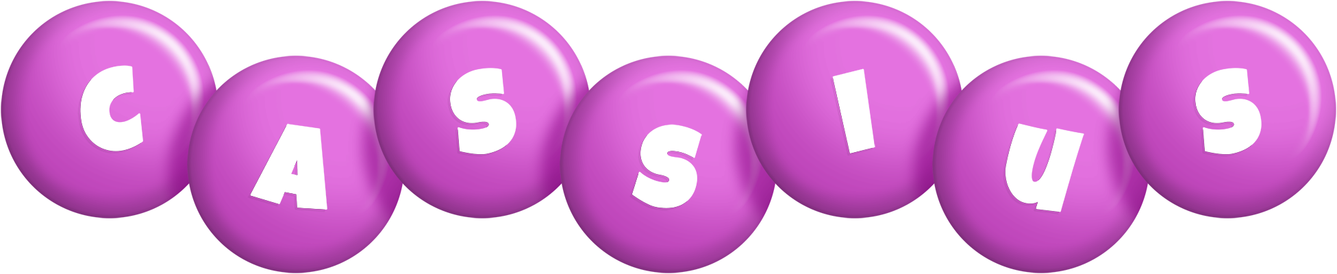 Cassius candy-purple logo