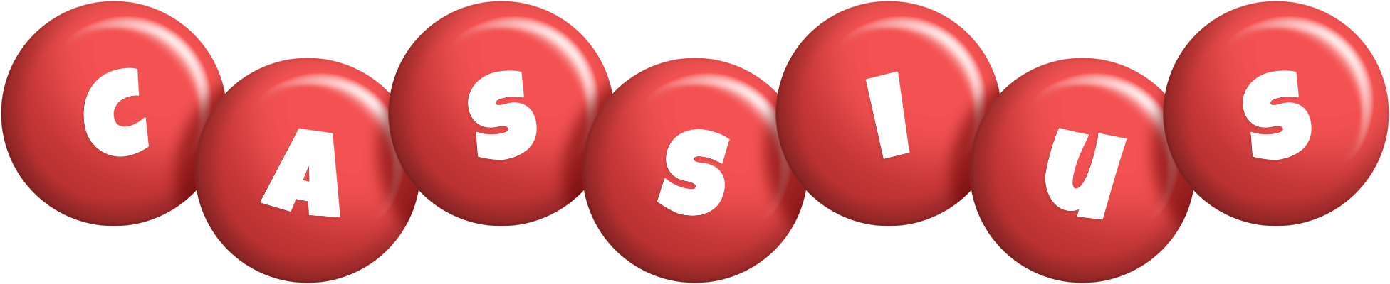 Cassius candy-red logo