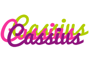 Cassius flowers logo