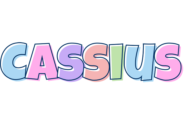 Cassius pastel logo