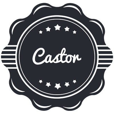 Castor badge logo