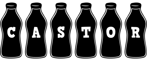 Castor bottle logo