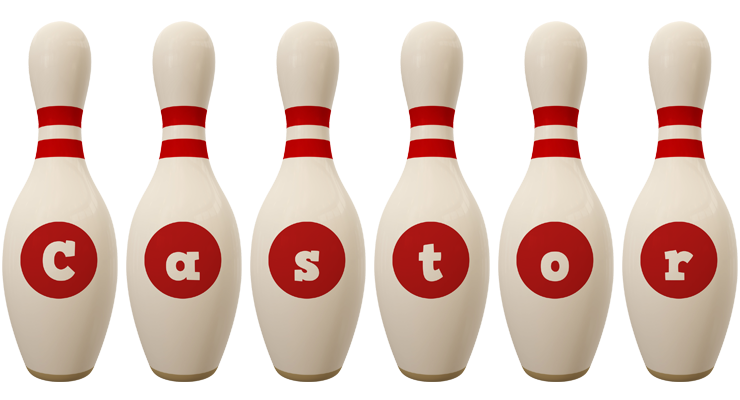 Castor bowling-pin logo