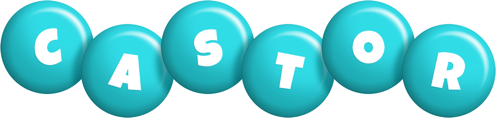 Castor candy-azur logo