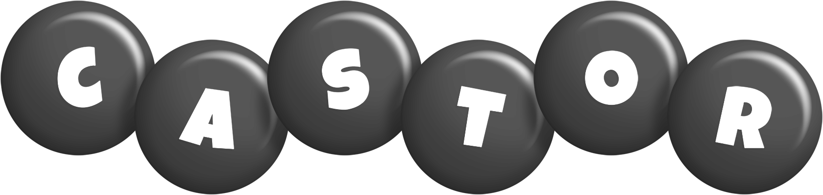 Castor candy-black logo