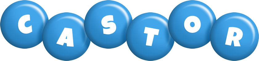 Castor candy-blue logo
