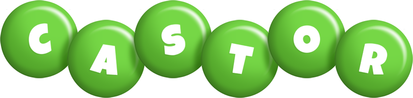 Castor candy-green logo