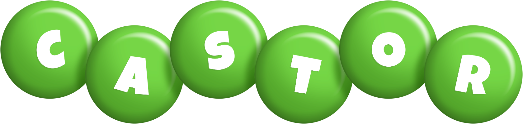 Castor candy-green logo