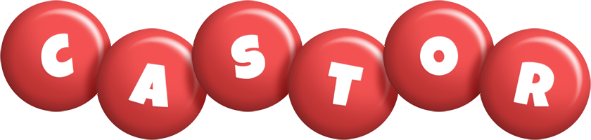 Castor candy-red logo