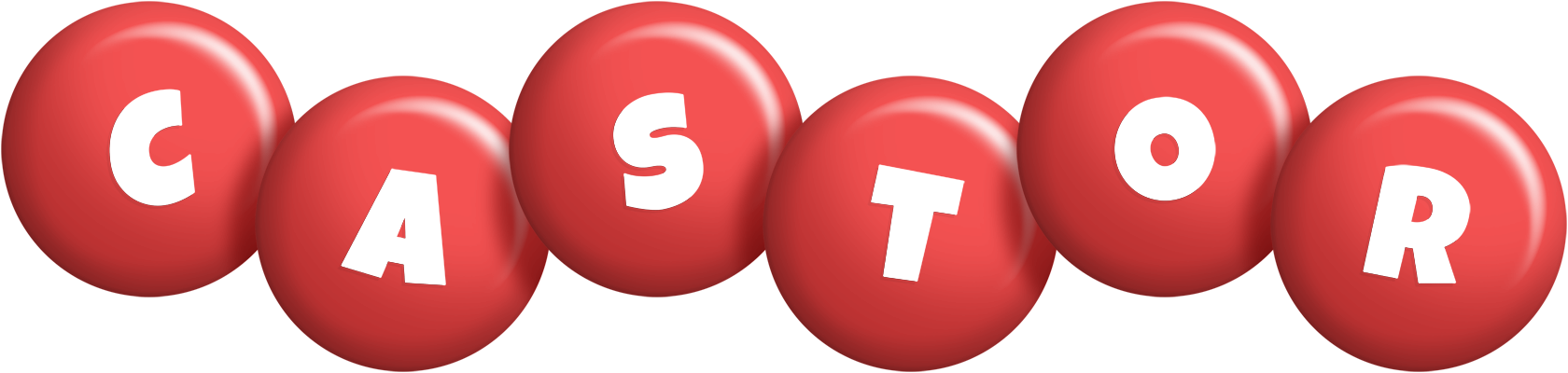 Castor candy-red logo