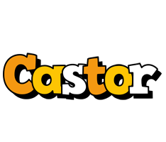 Castor cartoon logo