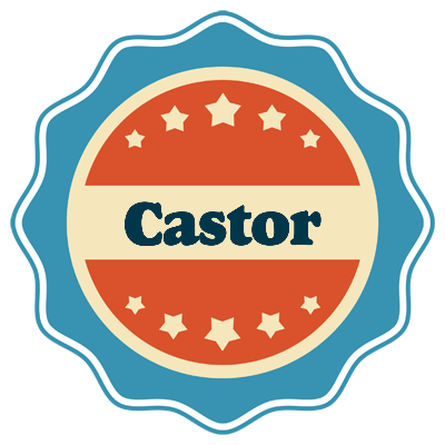 Castor labels logo