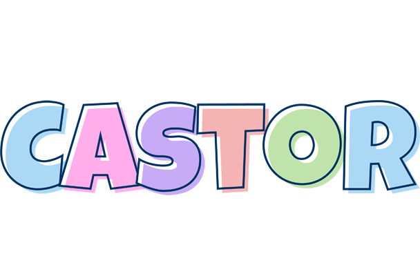 Castor pastel logo