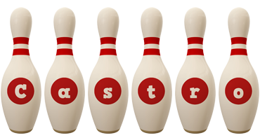 Castro bowling-pin logo