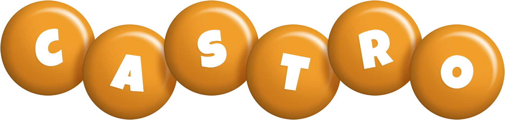 Castro candy-orange logo