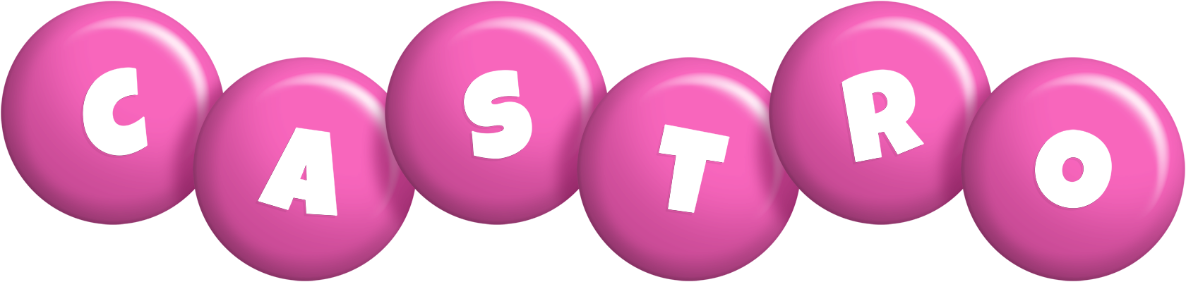 Castro candy-pink logo