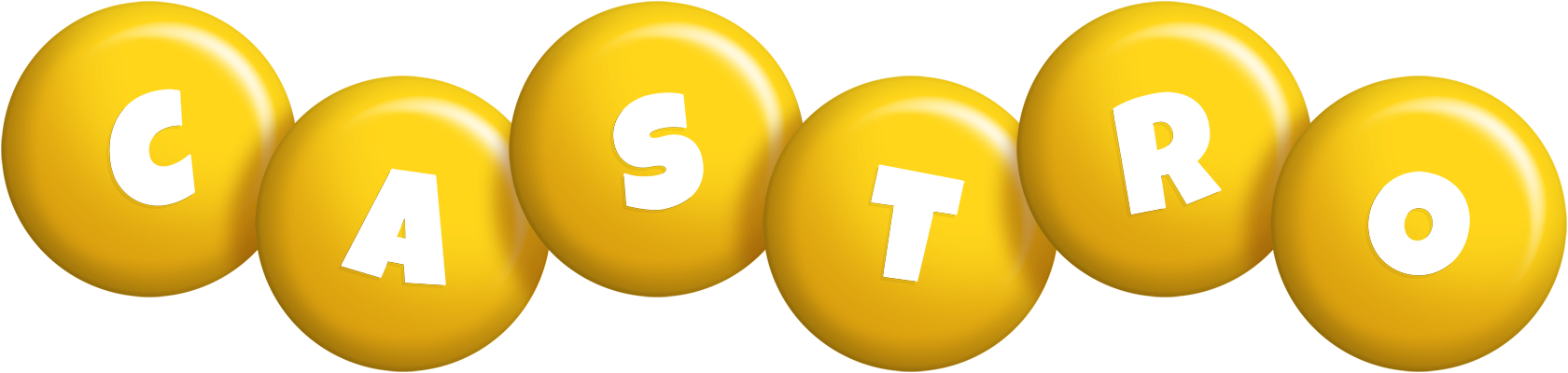 Castro candy-yellow logo