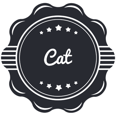 Cat badge logo